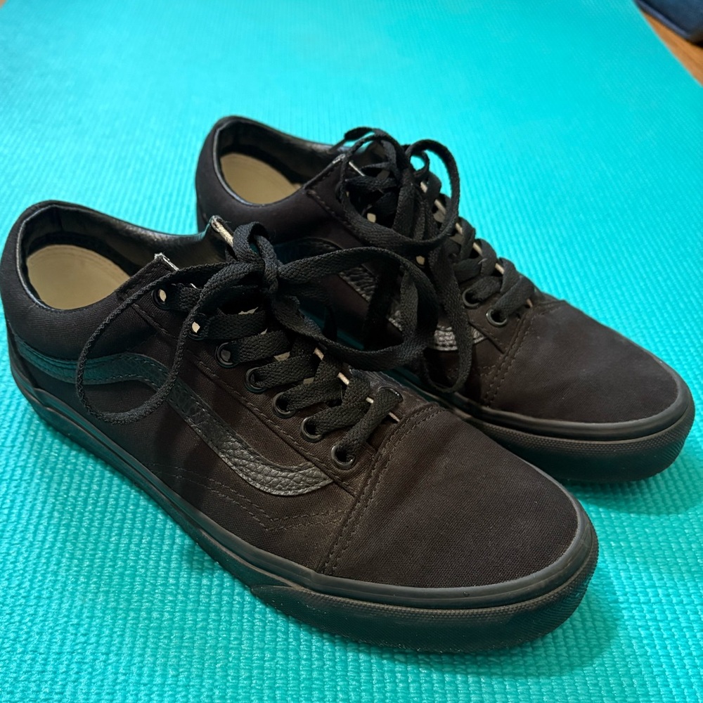 All Black Vans